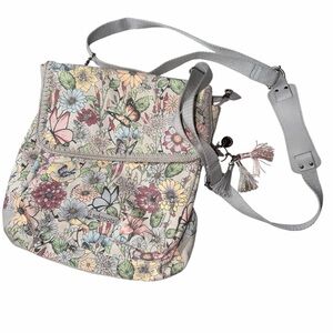 Sakroots Butterfly Floral Crossbody Bag - Multicolor